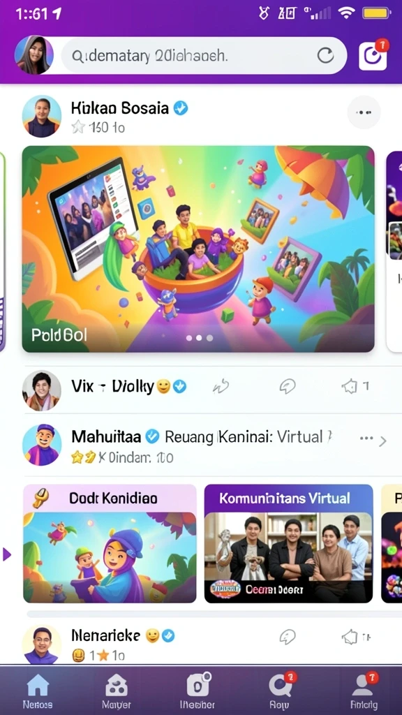 92glory - Fitur interaksi sosial yang memungkinkan kolaborasi tim.