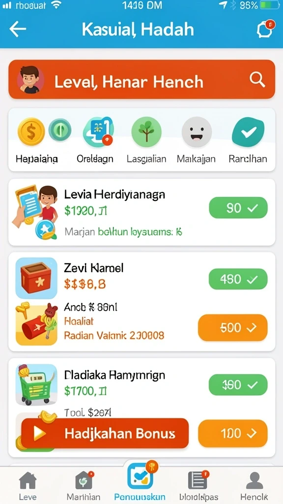 hokage77 - Tampilan awal permainan dengan karakter utama yang siap beraksi.