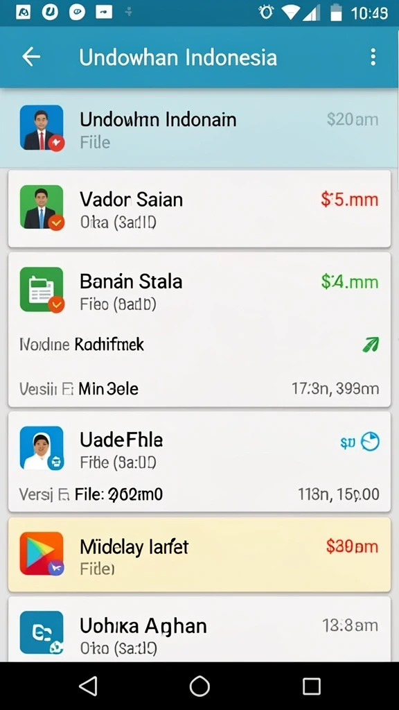 nusabet - Tampilan antarmuka pengguna yang menarik dan intuitif.