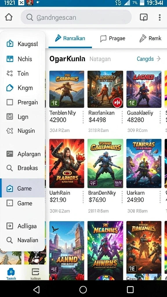 t6 - Tampilan menu utama yang menarik dan intuitif.